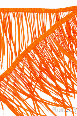 Gans Guirlande - Länge der Federn 13-19 cm - orange